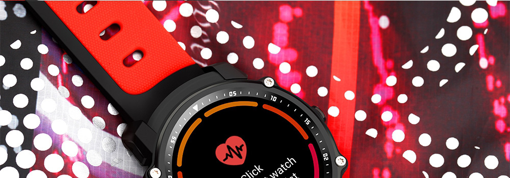 Makibes FS08 Smartwatch GPS Heart Rate Monitor MTK2503 Bluetooth IP68 Water Resistant Compatible with iOS Android  - Black+Gray