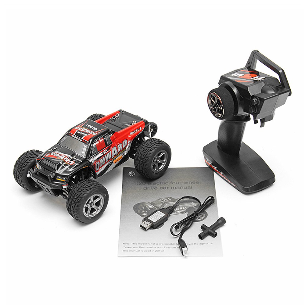 WLtoys 20402 1:20 2.4G 4WD Brushed Off-road RC Car RTR - Red