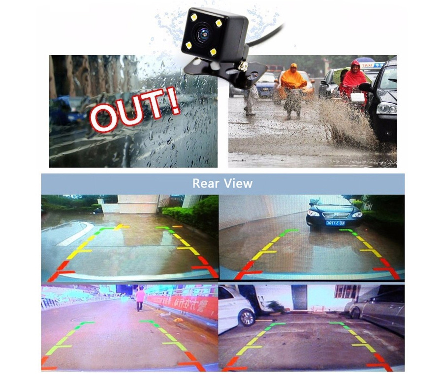 V200 MTK6582 7 Inch 3G Dash Camera FHD 1080P WiFi Android 5.0 GPS Rear-mirror Camera 140 Degree FOV With Dual Lens - Silver