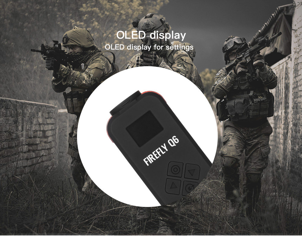 Hawkeye Firefly Q6 Airsoft 2160P 24FPS HD Sport Camera with SONY 12M CMOS Sensor for FPV Racing