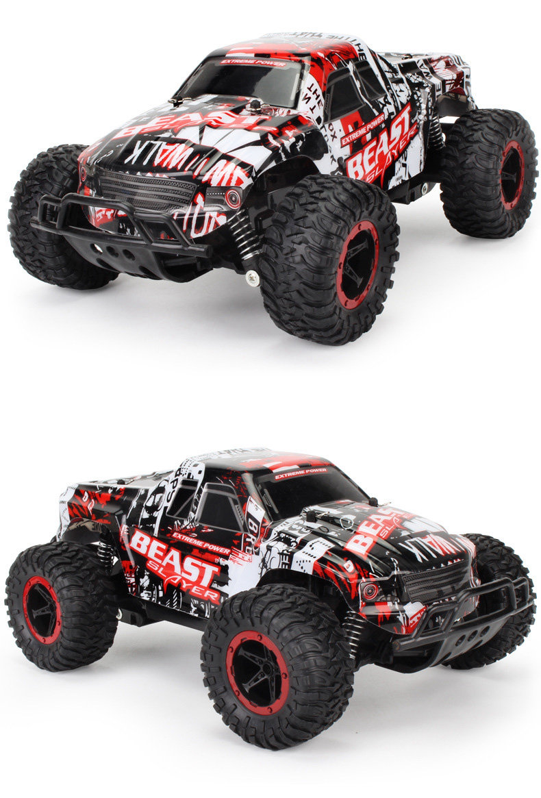 JD-2611B 2.4G 1:16 Brushed High Speed Off-road Vehicles RC Car RTR - Red