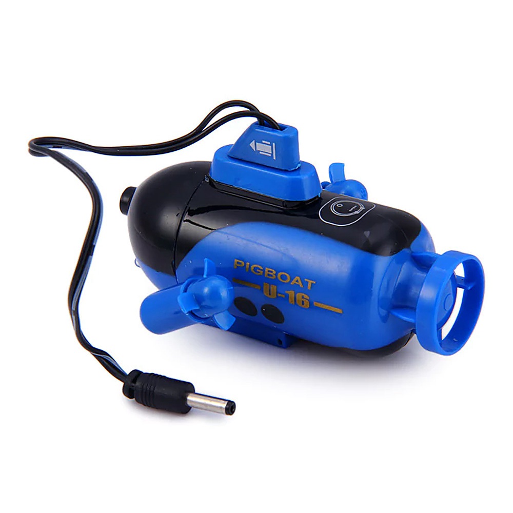Happy Cow 777-219 40MHz 4CH Mini RC Racing Submarine Boat with LED Remote Control Toys RTR - Blue