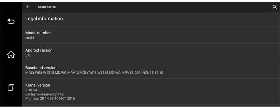 V200 MTK6582 7 Inch 3G Dash Camera FHD 1080P WiFi Android 5.0 GPS Rear-mirror Camera 140 Degree FOV With Dual Lens - Silver