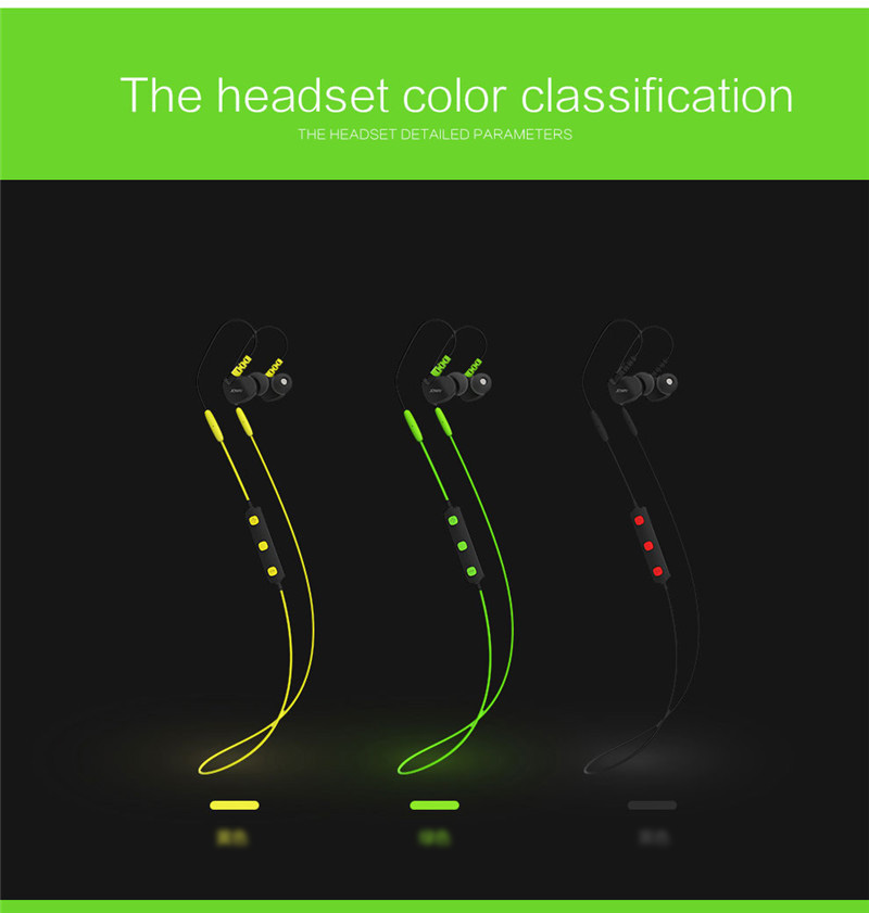 Joway H13 Wireless Bluetooth 4.1 Stereo Headset with Mic Noise Reduction - Yellow