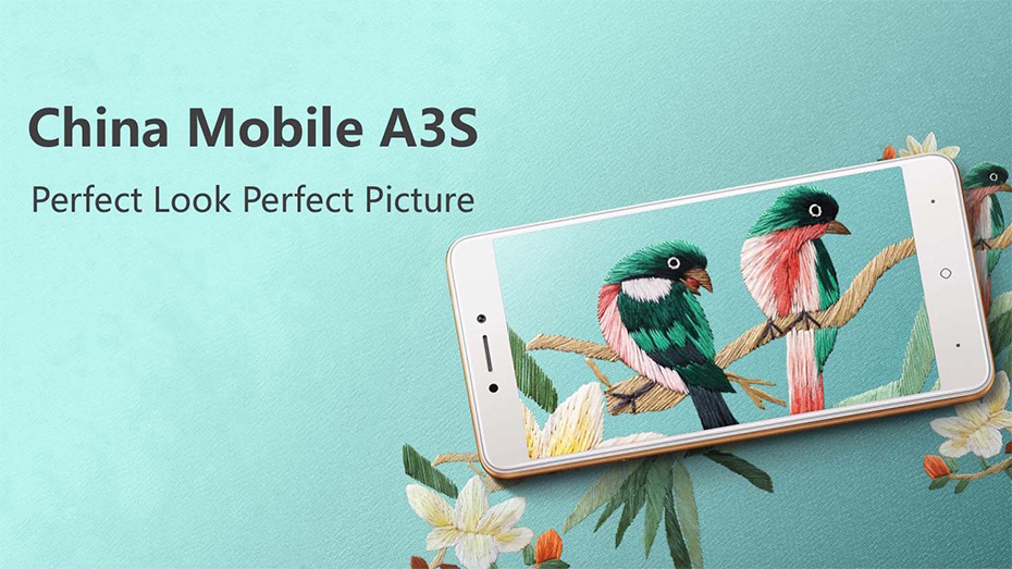 [HK Stock]China Mobile A3s 5.2 Inch 4G LTE Smartphone 2GB RAM 16GB ROM Snapdragon 425 Quad Core Touch ID VoLTE - Gold