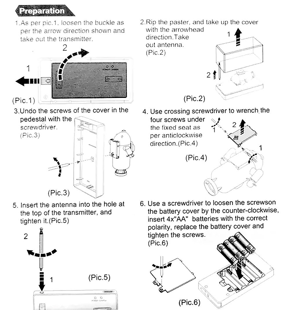 Happy Cow 777-219 40MHz 4CH Mini RC Racing Submarine Boat with LED Remote Control Toys RTR - Yellow