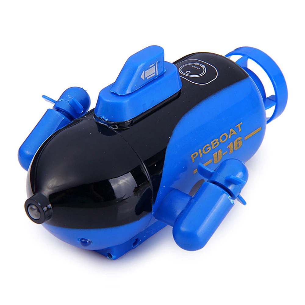 Happy Cow 777-219 40MHz 4CH Mini RC Racing Submarine Boat with LED Remote Control Toys RTR - Blue