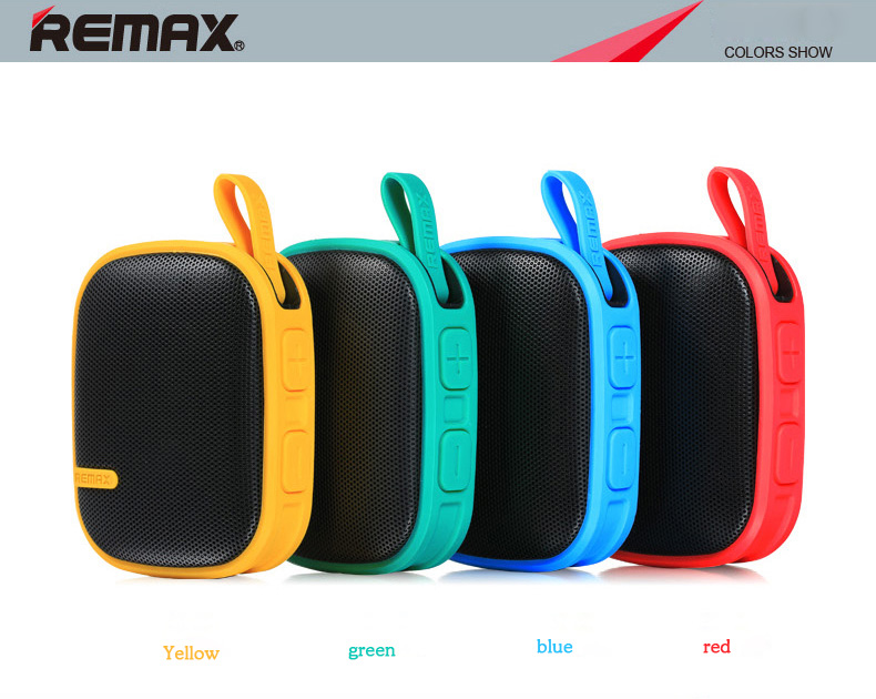 Remax RB-X2 Bluetooth Speaker with Mic FM Radio TF Port HD Music - Green