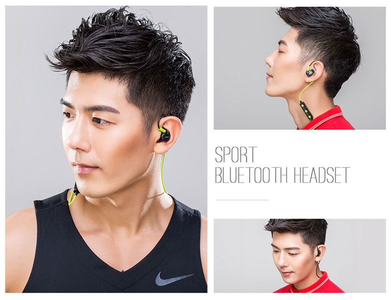 Joway H13 Wireless Bluetooth 4.1 Stereo Headset with Mic Noise Reduction - Yellow