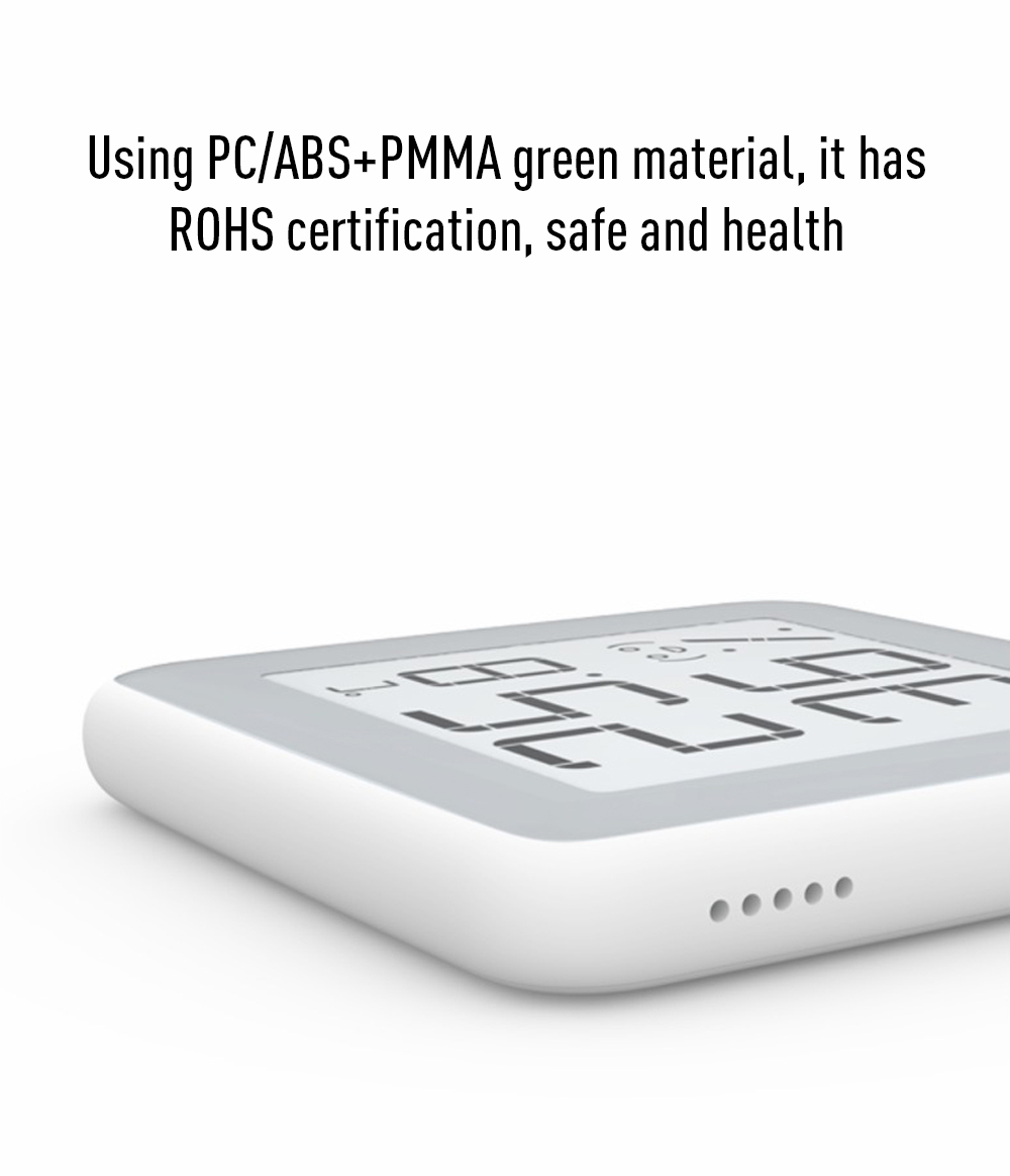 Xiaomi Miaomiaoce Digital Thermometer Hygrometer E-ink Ink Screen Display High-Precision Temperature Humidity Monitor -White