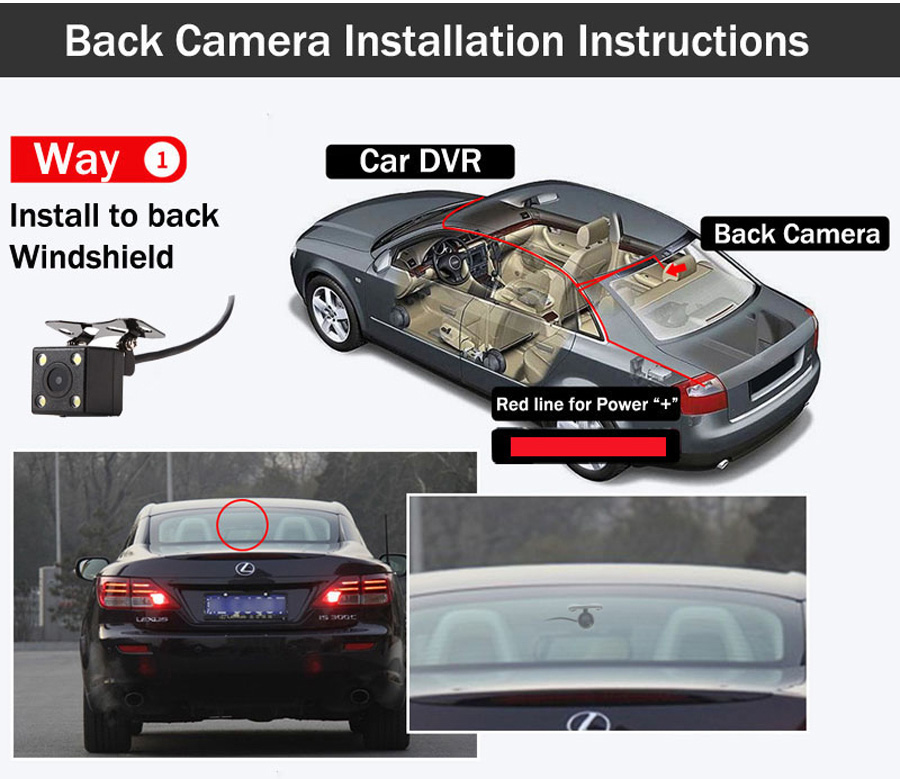 V200 MTK6582 7 Inch 3G Dash Camera FHD 1080P WiFi Android 5.0 GPS Rear-mirror Camera 140 Degree FOV With Dual Lens - Silver