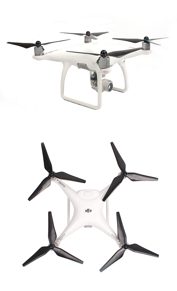 1Pair Sunnylife 9450S Full Carbon Fiber Self-locking 3-Blade Propeller for DJI Phantom 4/Pro/Pro+/Advanced/Advanced+
