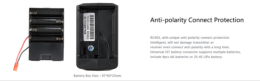 Radiolink RC6GS 2.4G 6CH FHSS Controller Transmitter with R6FG/R6F Gyro Inside Receiver for RC Car Boat