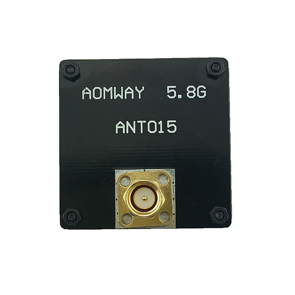 Aomway ANT015 5.8GHz 8dBi Right Hand Circular Polarized RHCP RX FPV Flat Antenna - SMA Male