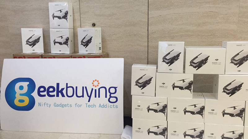 DJI Mavic Air 4K Camera 3-Axis Gimbal 32MP Sphere Panoramas SmartCapture Foldable RC Drone RTF - Flame Red