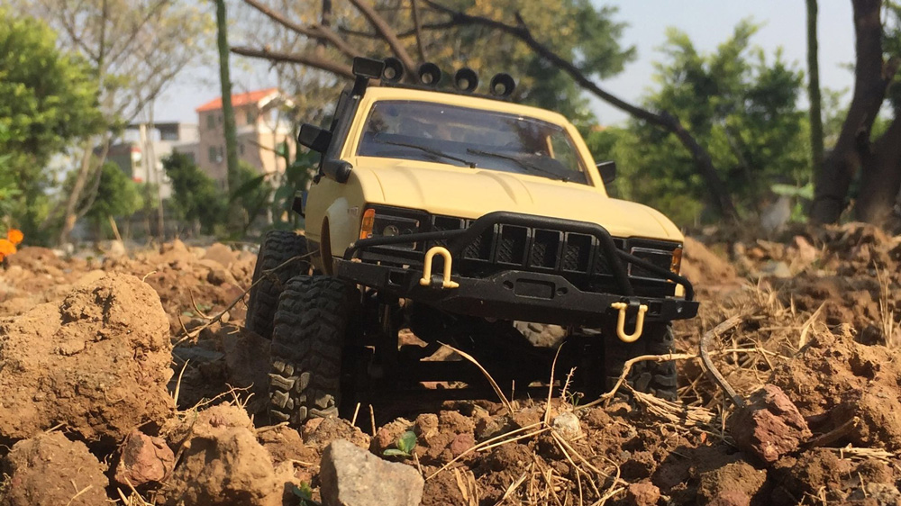 WPL C-14 2.4G 1:16 Brushed Off-road Vehicles RC Car RTR - Khaki