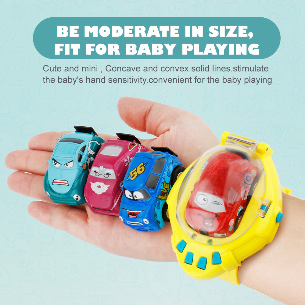 CREATE TOYS 8022 1:58 2.4G Gravity Sensor Watch Control Mini RC Car Toys Gift RTR - Dark Green