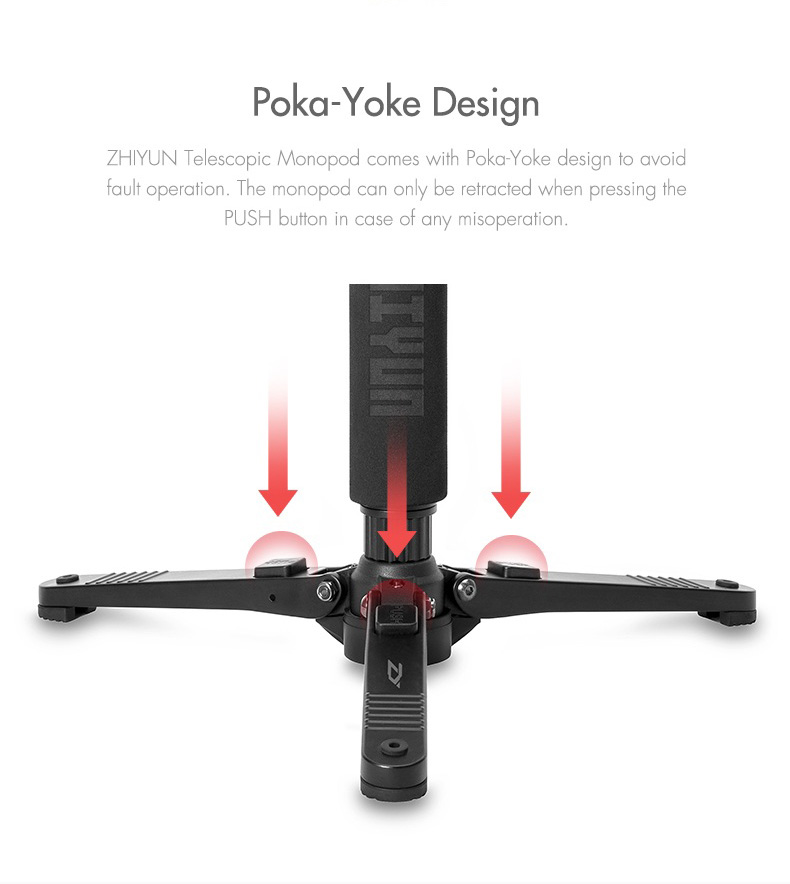 Zhiyun Crane 2 Handheld Gimbal Spare Parts Telescopic Monopod