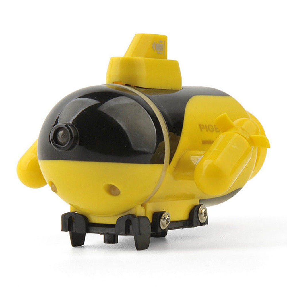 Happy Cow 777-219 40MHz 4CH Mini RC Racing Submarine Boat with LED Remote Control Toys RTR - Yellow