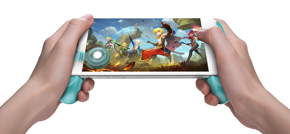 Gamesir F1 Joystick Grip Extended Handle Game Controller for All Smartphone - Light Blue