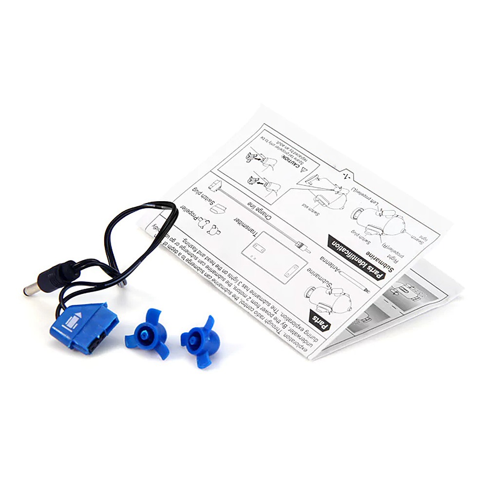 Happy Cow 777-219 40MHz 4CH Mini RC Racing Submarine Boat with LED Remote Control Toys RTR - Blue