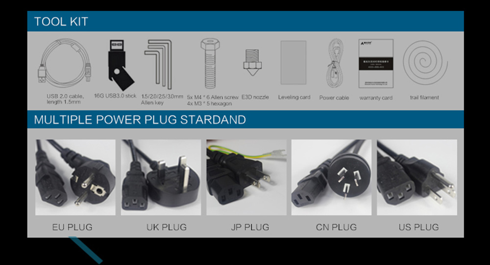 JGAURORA A3S DIY 3D Printer Fully Metal LCD Display Control - White