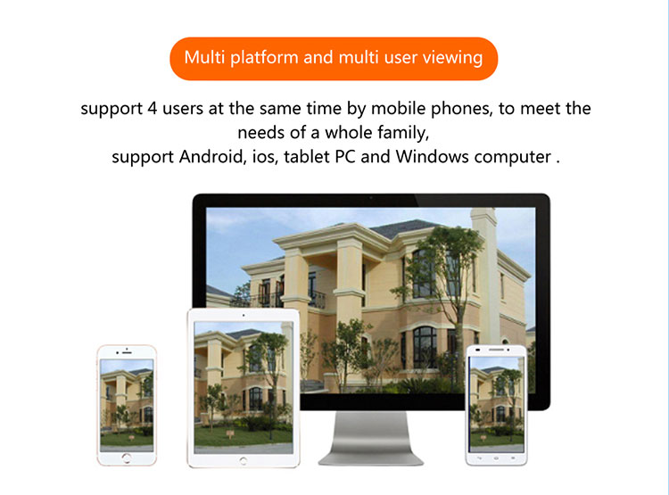 VStarcam C63S 1080P WiFi IP Camera 1/2.9 Inch CMOS PnP IR-Cut Night Vision Motion Detection IP66 Waterproof Security Camera -White