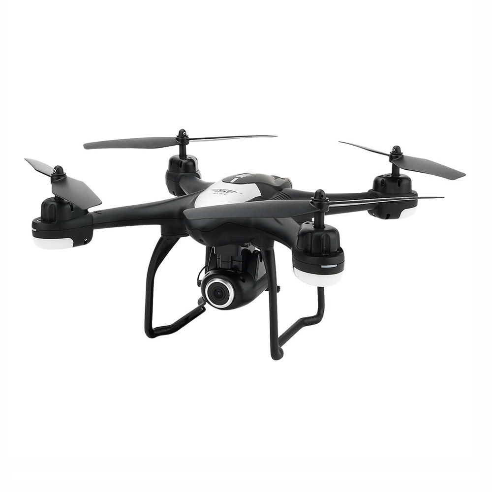 SJRC S30W WIFI FPV Drone with 720P HD Camera Double GPS Follow Me Mode RTF  - Black