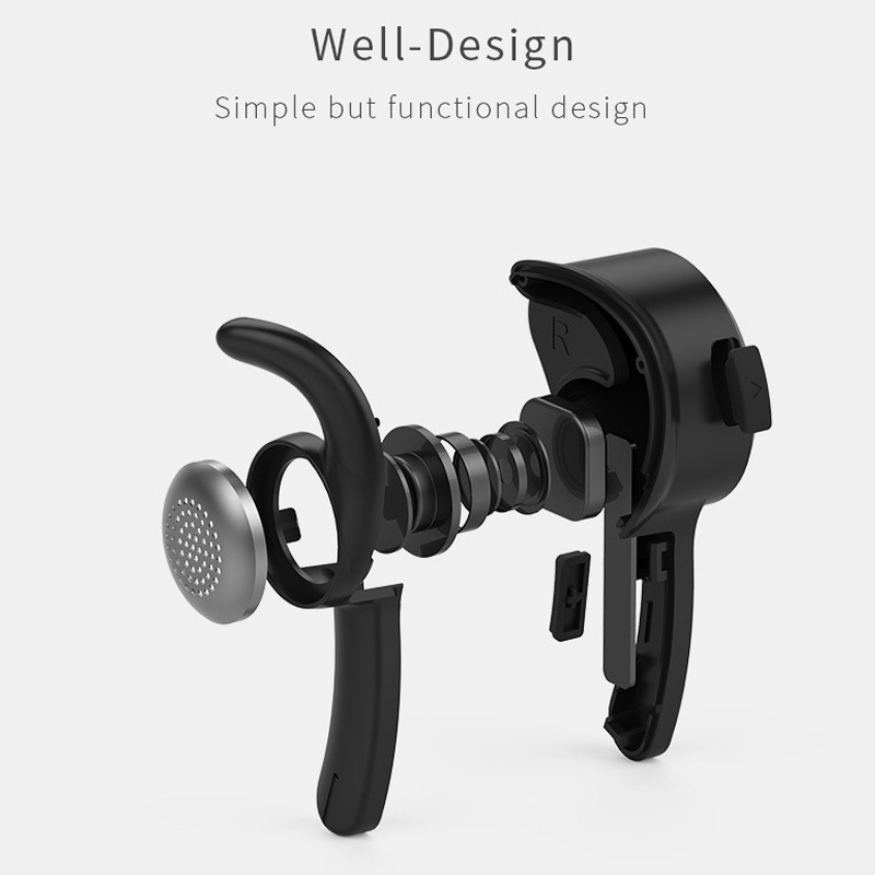 REMAX RB-T10 Wireless Bluetooth Headphone with Mic Multi-Point Connection - Black
