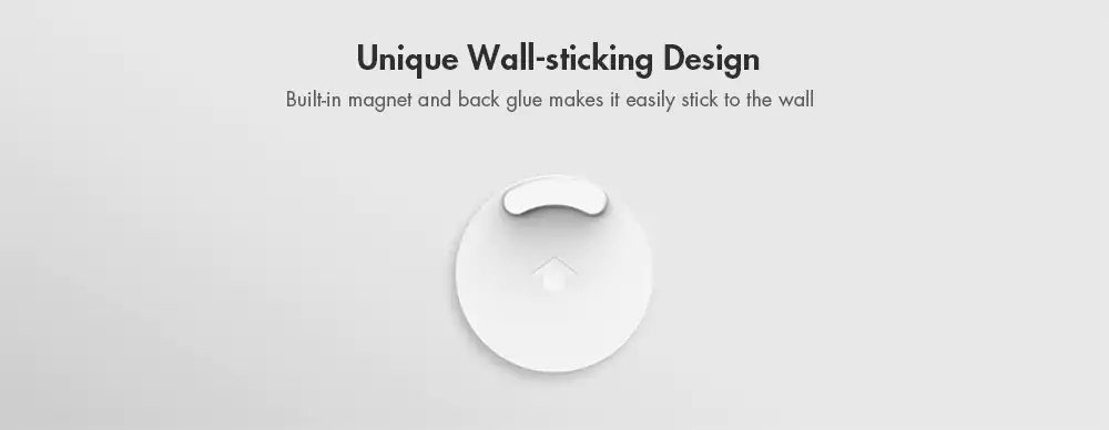 Xiaomi Mijia Bluetooth Temperature Humidity Monitor Sensor APP Control Built-in Sensor LCD Display Magnetic Stick Ultra-Low Power Thermostat -White