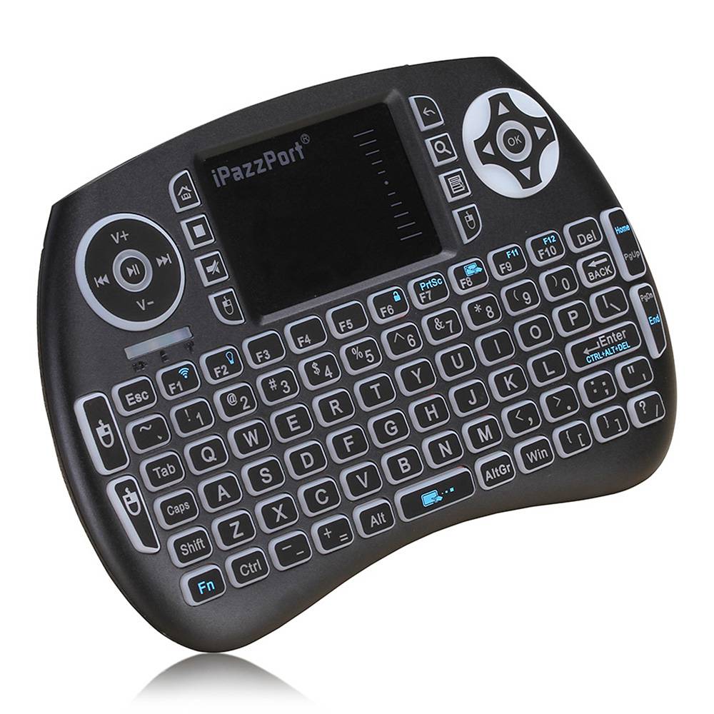 Air mouse bluetooth. IPAZZPORT мини-клавиатура. Беспроводная клавиатура KP-700. IPAZZPORT Mini Wireless Keyboard Voice input ir Remote Bluetooth Keyboard with Touchpad Mouse Combo and Backlit for IPAD Tablet. Глаголица клавиатура.