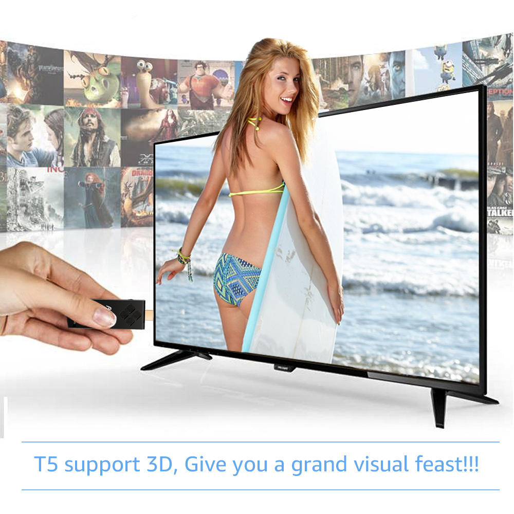 ACEPC T5 Licensed Windows10 Intel Atom x5-Z8350 2GB/32GB 4K Mini PC 2.4G WiFi Bluetooth USB3.0 HDMI H.265