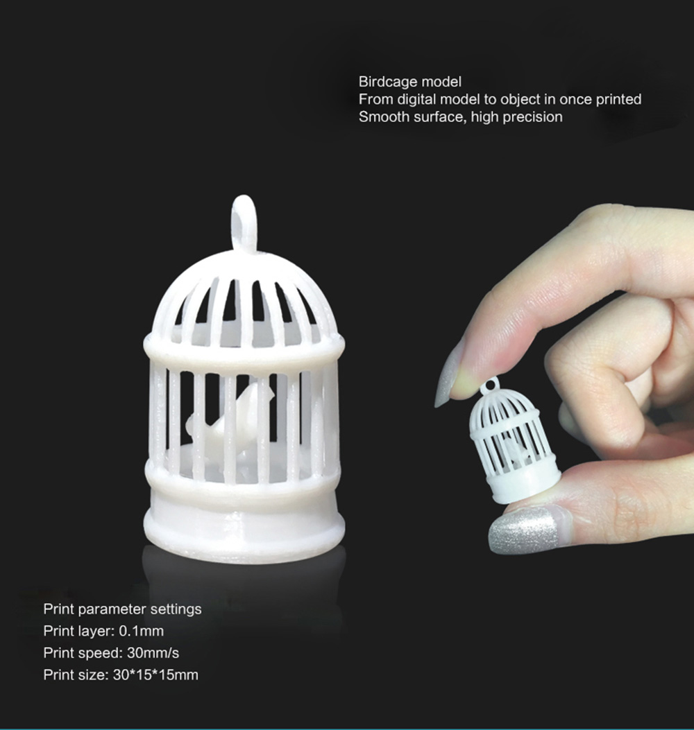 JGAURORA A3S DIY 3D Printer Fully Metal LCD Display Control - White