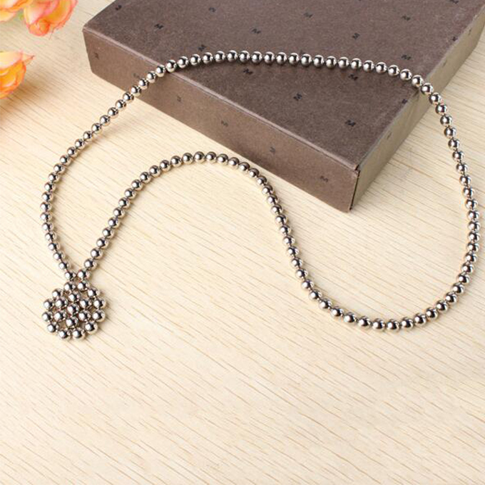 216PCS 5mm Sliver DIY Neocube Magic Beads Magnetic Balls Puzzle - Random Color