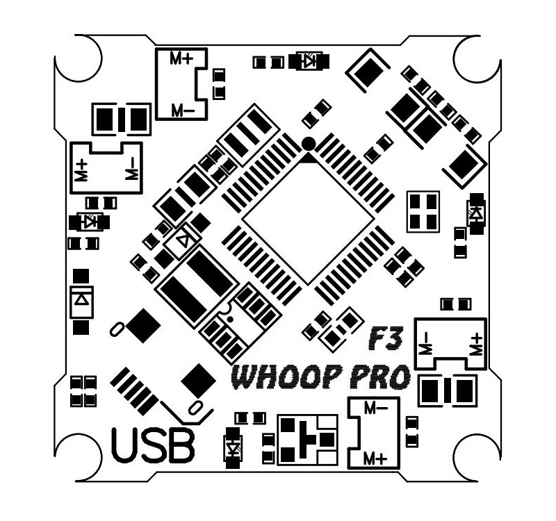 F3 WHOOP PRO F3 AIO Brushed Flight Controller OSD BEC Compatible Inductrix E010 E010S for FPV RC Drone