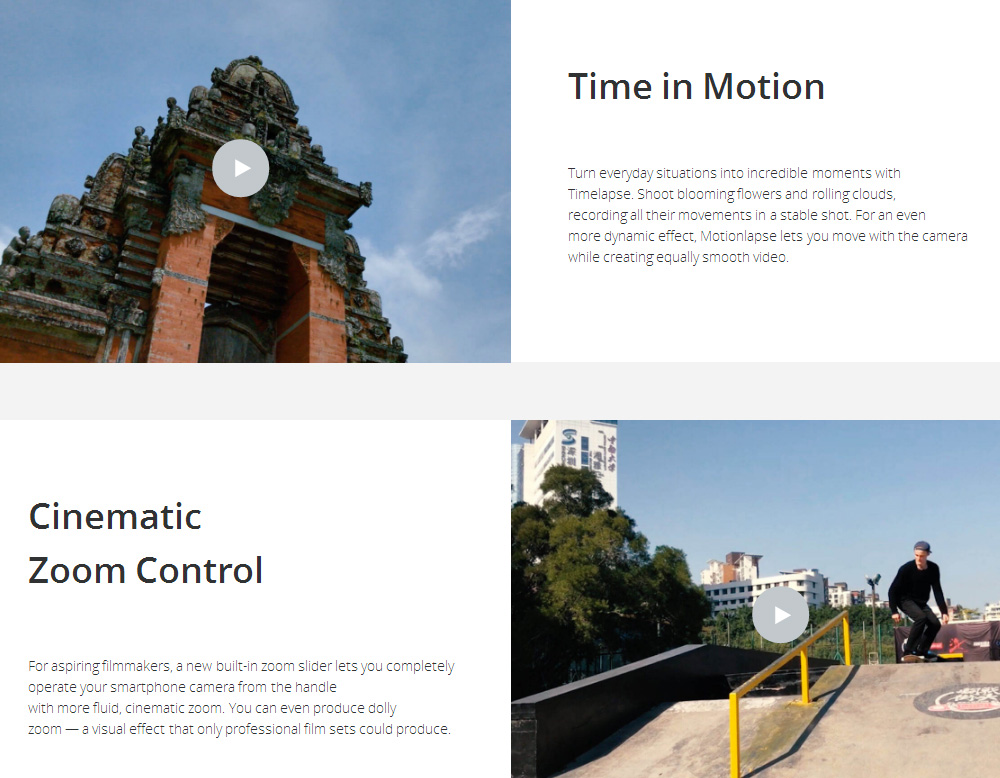 DJI Osmo Mobile 2 3-Axis Brushless Handheld Gimbal Stabilizer for Smartphones