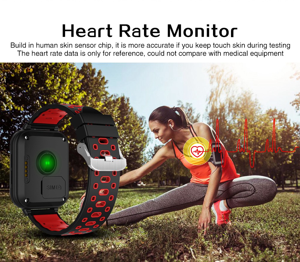 Q1 Pro 4G Smartwatch Phone MTK6737 Quad Core 1.1GHz 1G RAM 8G ROM IP67 Water Resistant GPS WiFi Heart Rate Monitor - Gray