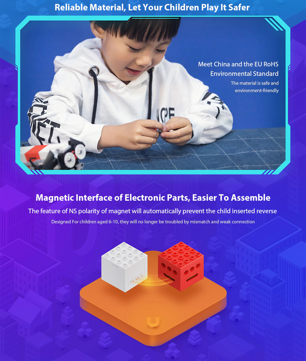 Xiaomi Mitu Smart Building Blocks 305PCS APP Control Programmable