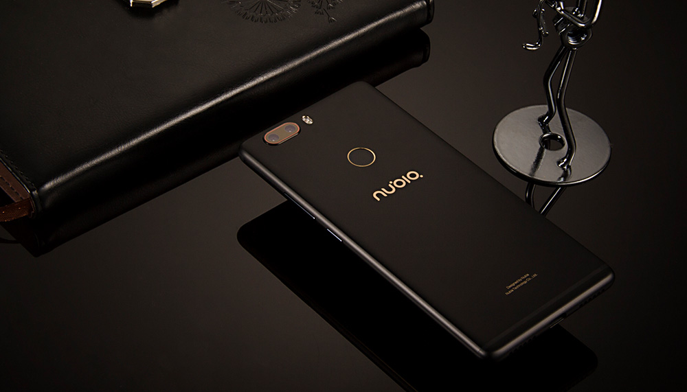 [Germany Stock][Package B][Official Global Version]ZTE Nubia Z17 Lite 5.5 Inch Smartphone 6GB 64GB 13.0MP Dual Rear Camera Snapdragon 653 Octa Core Android 7.1 (Black Gold) + Soft Case + Tempered Glass