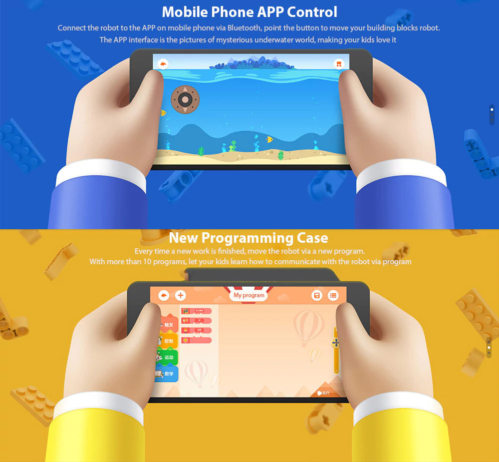 Xiaomi Mitu Smart Building Blocks 305PCS APP Control Programmable