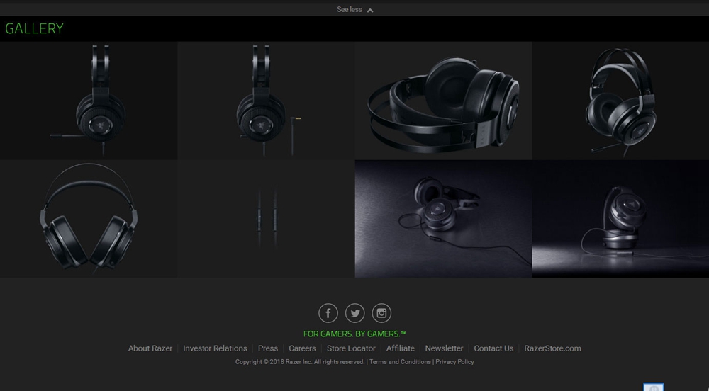 [HK Stock] Razer Thresher Tournament Edition Wired Gaming Headset for PC/Mac/Steam Link/PS4 - Black
