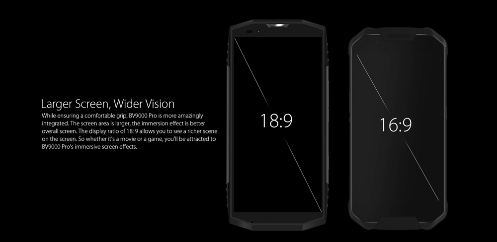 [HK Stock]Blackview BV9000 Pro 5.7 Inch 4G LTE Smartphone 18:9  FHD+ Full Screen Waterproof IP68 6GB 128GB Helio P25 Octa Core Dual Rear Camera Android 7.1 4180mAh Quick Charge NFC - Silver