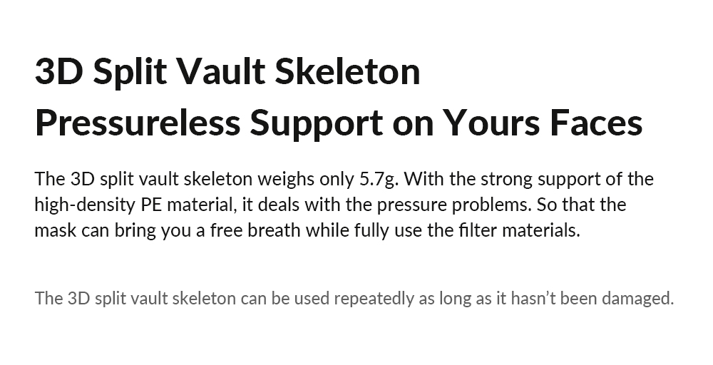 Xiaomi Mijia Smartmi Filter Mask Block 97% PM 2.5 With Ventilating Valve 3 PCS - Black