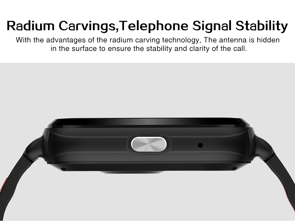 Q1 Pro 4G Smartwatch Phone MTK6737 Quad Core 1.1GHz 1G RAM 8G ROM IP67 Water Resistant GPS WiFi Heart Rate Monitor - Gray