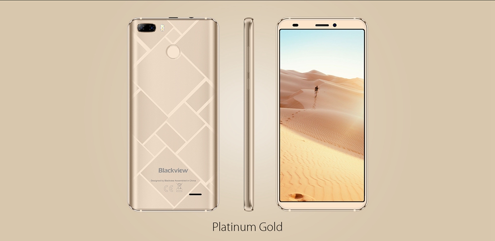 [HK Stock]Blackview S6 5.7 Inch Smartphone 18:9 Full Screen 2GB 16GB MTK6737VWH Quad Core Android 7.0 Touch ID 4180mAh Battery - Silver