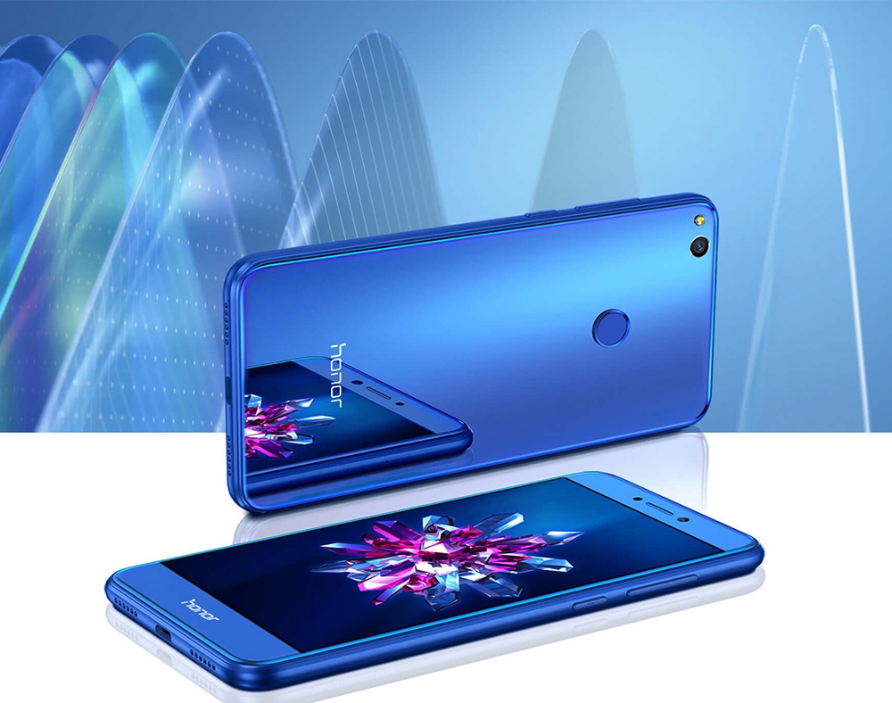 HUAWEI Honor 8 Lite 5.2 inch Smartphone FHD Screen 4GB 64GB Hisilicon Kirin 655 Octa Core 12.0MP + 8.0MP Cameras Android 7.0  Double-sided 2.5D Glass Body - White