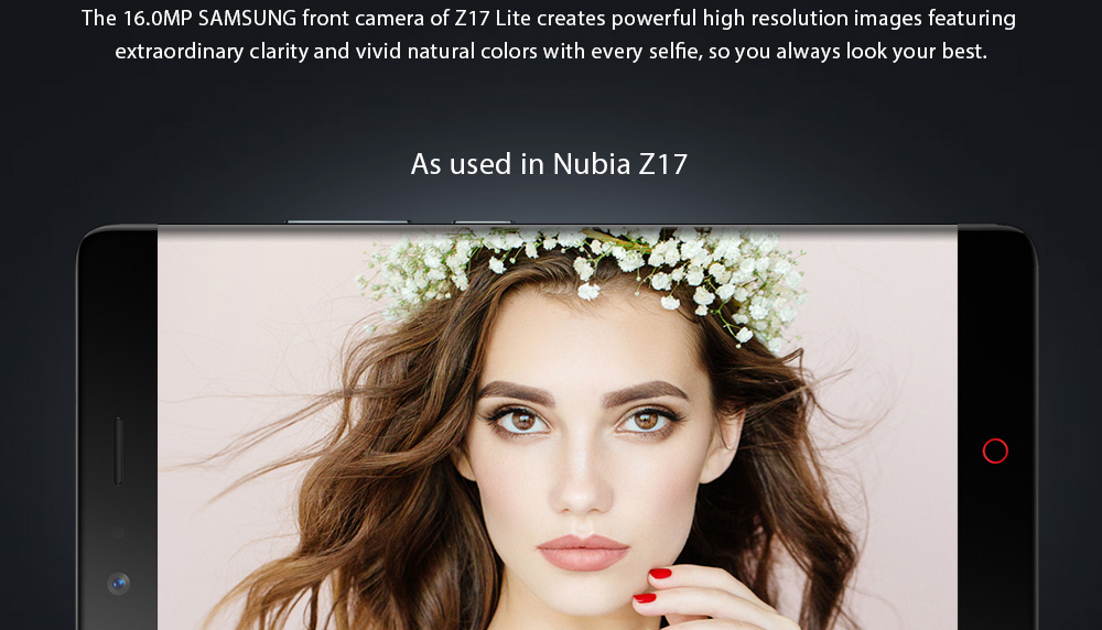 [HK Stock][Asian Version]ZTE Nubia Z17 Lite 5.5 Inch Smartphone 6GB 64GB 13.0MP Dual Rear Camera Snapdragon 653 Octa Core Android 7.1 NFC QC3.0 Metal Body - Black Gold