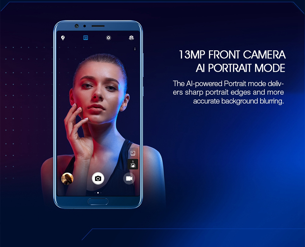 HUAWEI Honor V10 5.99 Inch Smartphone FHD+ Screen Android 8.0 6GB 128GB Kirin 970 Octa Core 20.MP+16.0MP Dual Rear Camera Touch ID NFC IR Remote Control SuperCharge - Gold
