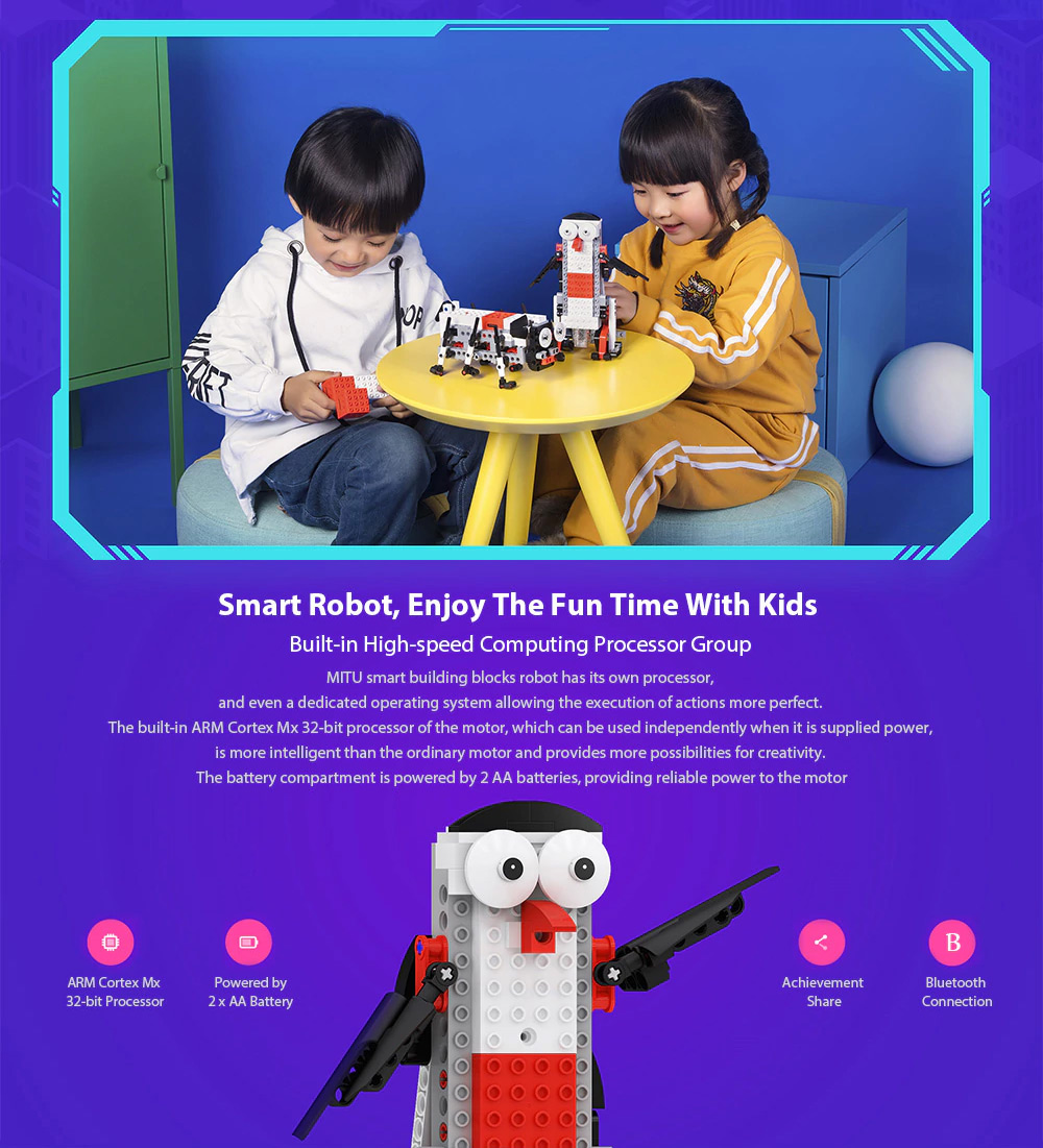 Xiaomi Mitu Smart Building Blocks 305PCS APP Control Programmable