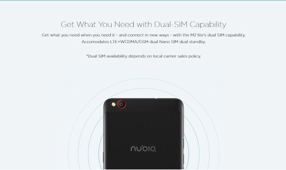 [HK Stock]ZTE Nubia M2 Lite 5.5 Inch 4G LTE Smartphone HD Screen 3GB RAM 64GB ROM 16.0 MP + 13.0 MP Cam MT6750 Octa Core Android 6.0 Touch ID Dual WiFi OTG - Black Gold